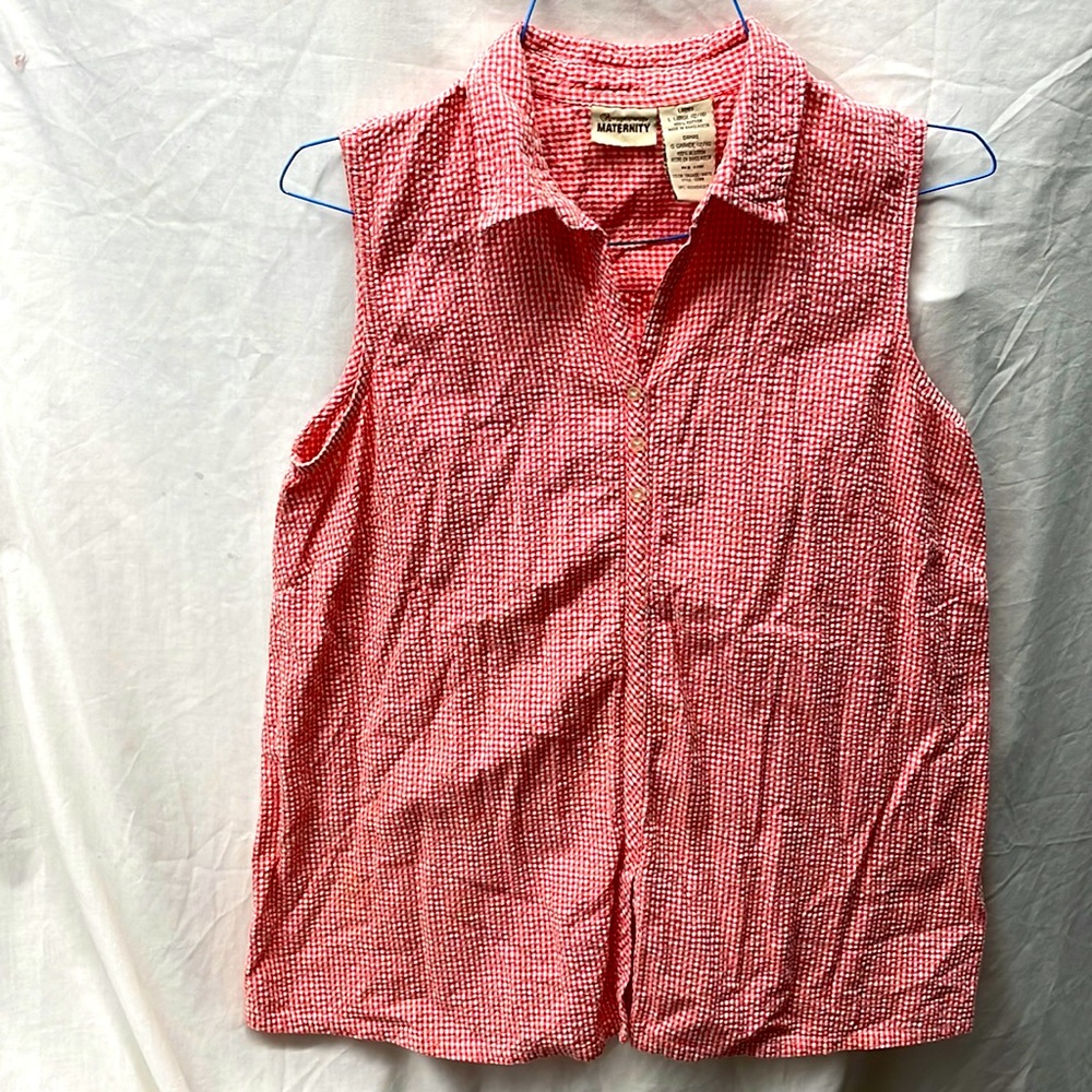 Announcement maternity top large sz L 12-14